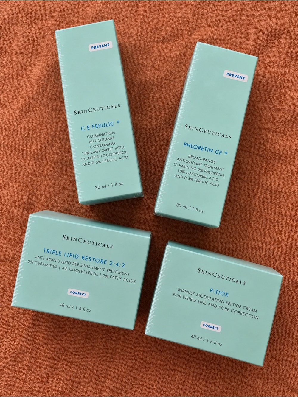 SkinCeuticals Mint Green Antioxidant & Moisturizing Skincare Set